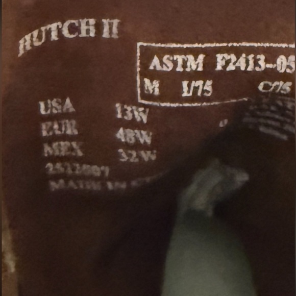 BRAHMA Hutch II Leather Western Work Boots Mens Size 13W 5593743 Steel Toe - Picture 5 of 14